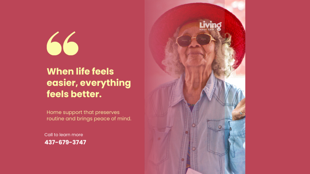 home support services for seniors GTA